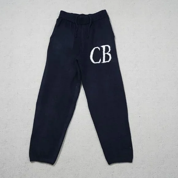 Cole Buxton Blue Wool Track Pants